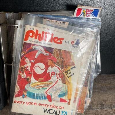G1: 3" Binder Full of Baseball Cards and Memorabilia