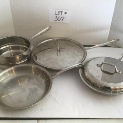 B - 307 All-Clad Cookware Lot