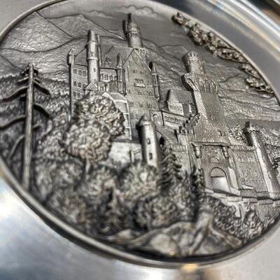 Lot# 54 On a Pewter platter