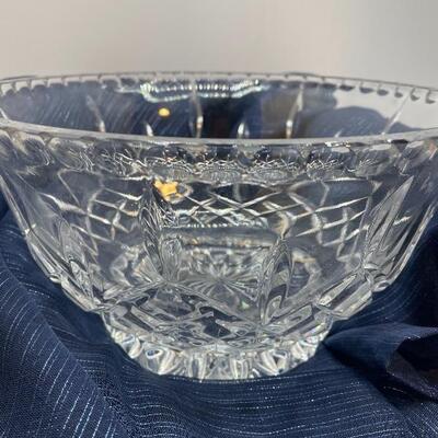 Lot# 56 Heavy crystal bowl
