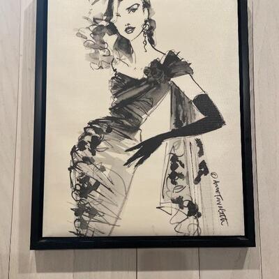 Lot # 57 Anne Tavoletti print