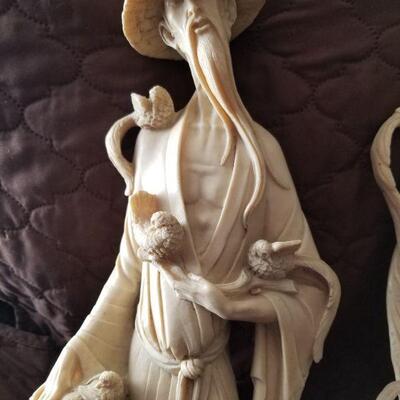 Asian Resin statues 
