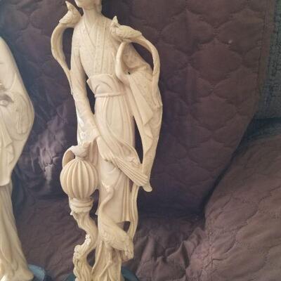 Asian Resin statues 