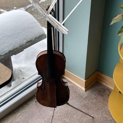 Ode to the violin & music rack Ye is now art 