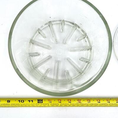 1930'S DEPRESSION GLASS SANITARY CHEESE PRESERVER (LOT #126)
