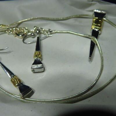 Montana Silver Necklace and Earrings