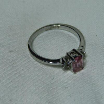 925 Pink Ring