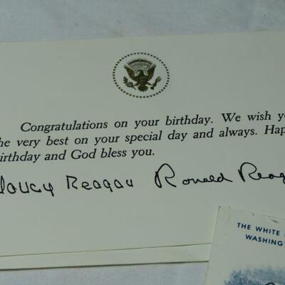 Ronald Reagan autograph 