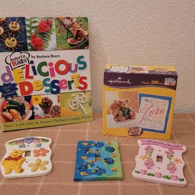 Lot 55: Assorted Children's Books + New Puzzle