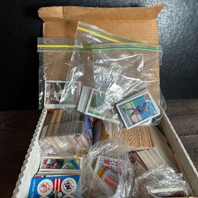 G2: Box lot of Baseball Cards from the 80â€™s