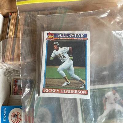 G2: Box lot of Baseball Cards from the 80â€™s