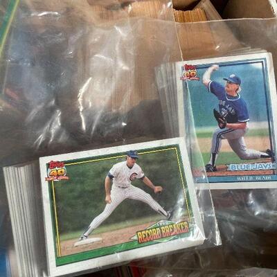 G2: Box lot of Baseball Cards from the 80â€™s