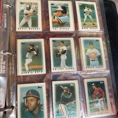 G3: 4" Binder Full of Baseball Cards from the 80â€™s