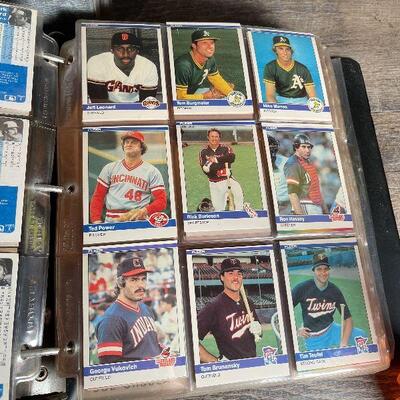 G3: 4" Binder Full of Baseball Cards from the 80â€™s
