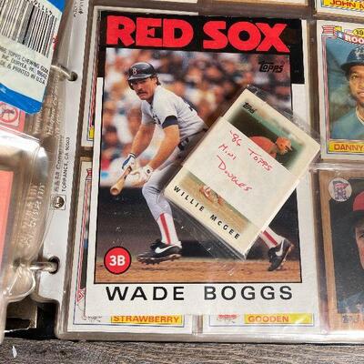 G3: 4" Binder Full of Baseball Cards from the 80â€™s