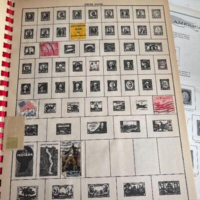 G4: 3 Binders with Stamp Collection