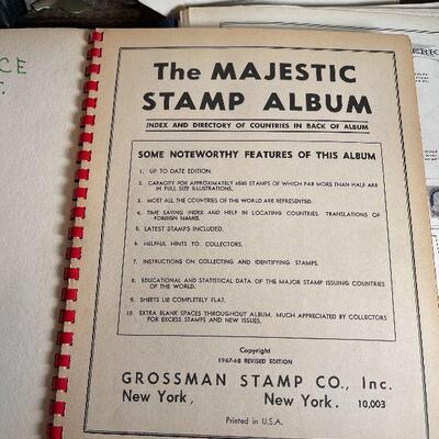 G4: 3 Binders with Stamp Collection