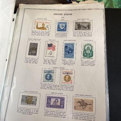 G4: 3 Binders with Stamp Collection