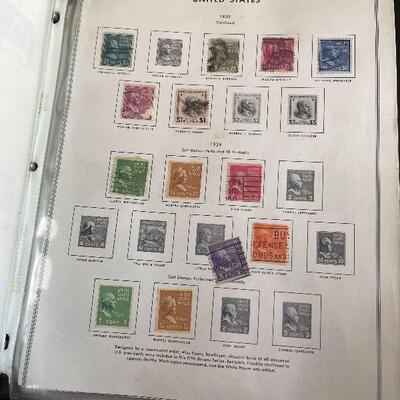 G4: 3 Binders with Stamp Collection