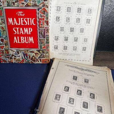 G4: 3 Binders with Stamp Collection