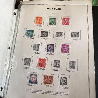G4: 3 Binders with Stamp Collection