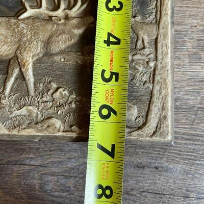 G5: Genuine Incolay Stone Box Handcrafted Signed Roberts