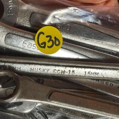 G30: Lot of Metric Wrenches