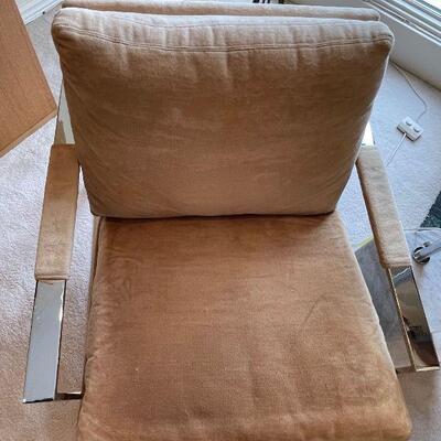 Pair 1970s Milo Baughman Thayer Coggin Lounge Chairs - pristine