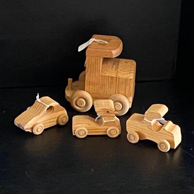 Large Vintage Hand Made Truck Cab and Wood Trucks