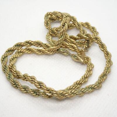 18KGP Snake Chain, Gold Tone 