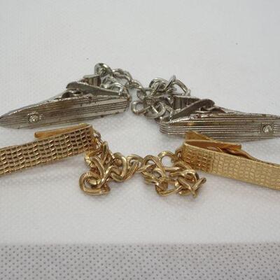 Silver & Gold Tone Sweater Clips