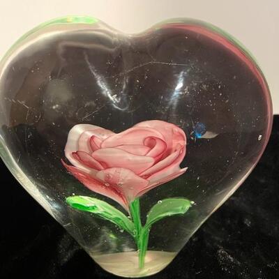 Lot # 75 Heart of glass 