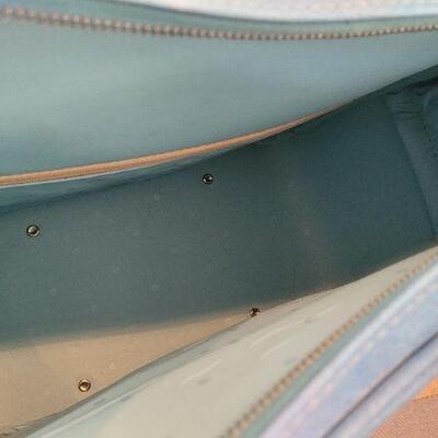 Lot 78: Vintage SAMSONITE Mid Century Modern Blue Sky Luggage and Briefcase Set