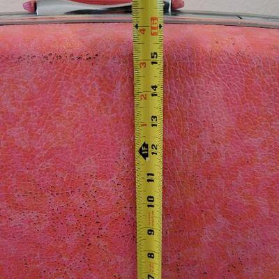Lot 79: Vintage SAMSONITE SILHOUETTE Pink Sky Luggage 