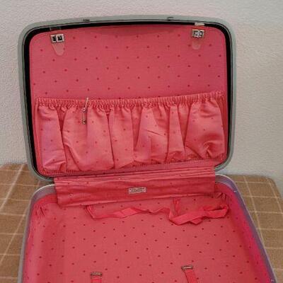 Lot 79: Vintage SAMSONITE SILHOUETTE Pink Sky Luggage 
