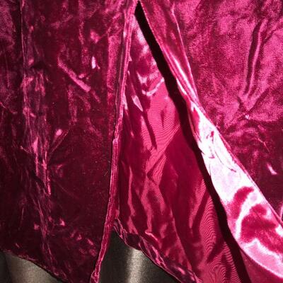 1960s Evening Gown - " Crushed Velvet " 