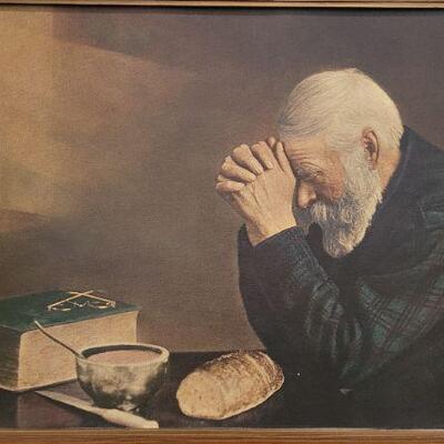 Lot 86: Vintage Fine Art Framed Print 