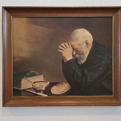 Lot 86: Vintage Fine Art Framed Print 