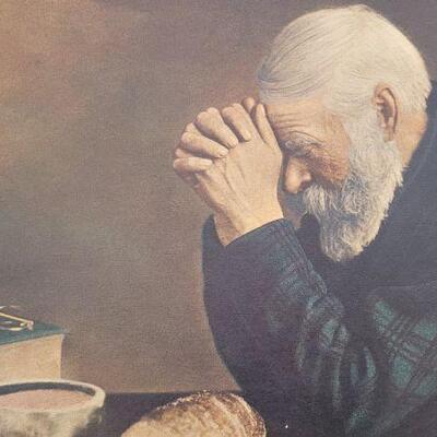 Lot 86: Vintage Fine Art Framed Print 