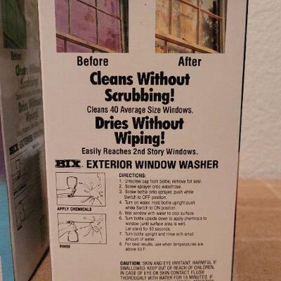 Lot 89: (2) Vintage New BIX Window Washer Solution + Sprayer