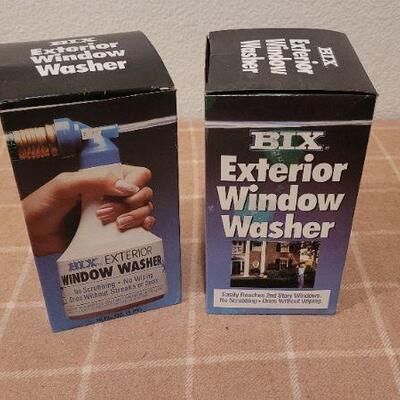 Lot 89: (2) Vintage New BIX Window Washer Solution + Sprayer