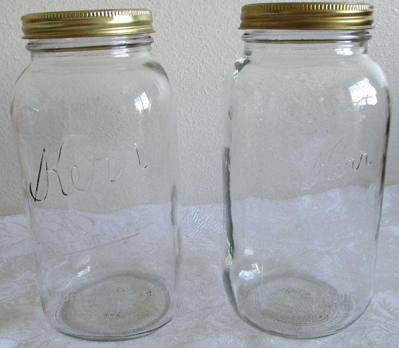 35 Kerr Half Gallon Canning Jars