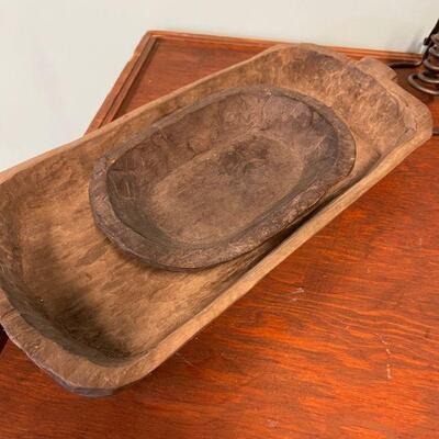 South American carved trays