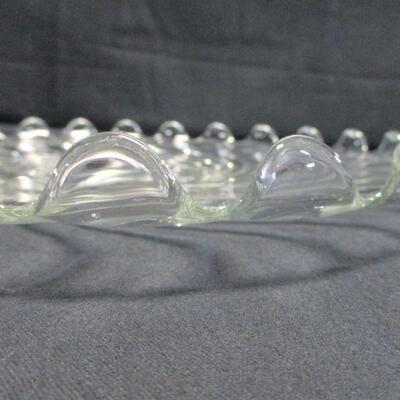 Lot 6 - Fostoria Clear Glass Platter 12 1/4