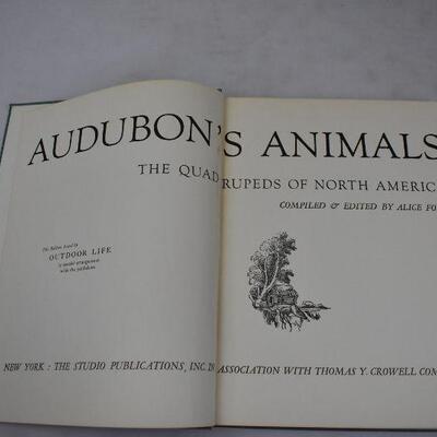 3 Hardcover Books Reference: Childcraft Dictionary -to- Audubon's Animals