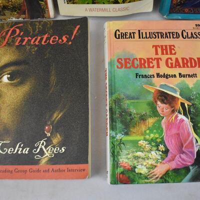 Qty 5 Fiction Books: Walk Two Moons -to- The Secret Garden