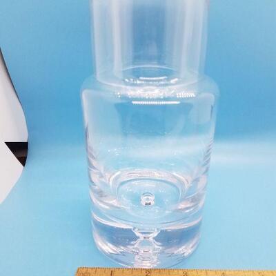 Lot #13 - Glass Bedside carafe and glass
