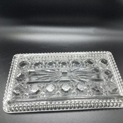 Lot #22 - Vintage Pressed Glass Tray