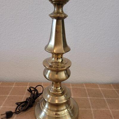 Lot 181: Mid Century Modern Brass Lamp
