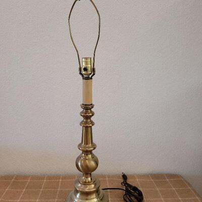 Lot 182: Mid Century Modern Brass Lamp